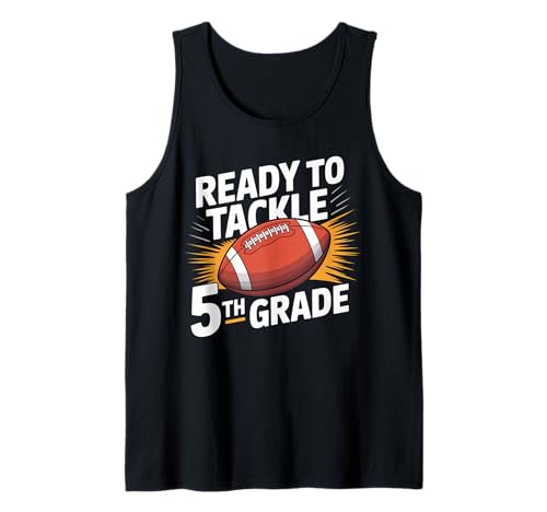 Bereit für 5. Klasse Fußballschule Jahr zurück in die Schule Kinder Tank Top Bereit für 5. Klasse Fußballschule Jahr zurück in die Schule Kinder Tank Top von Funny Fifth Grade Football Sport Lover Gifts