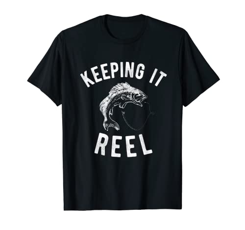 Keeping It Reel Lustige Angelshirts für Herren Angelshirt T-Shirt von Funny Fishing Shirts and Tshirts