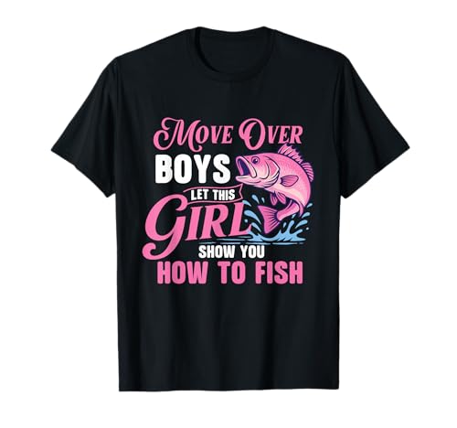 Lassen Sie Sich von diesem Mädchen Zeigen, wie Man angelt - Angelfreund Angler T-Shirt von Funny Fishing Shirts