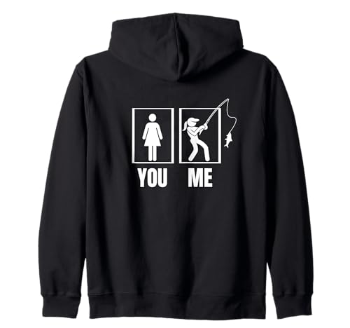 Ich Liebe Angeln Stolze lustige Frauen beim Angeln Kapuzenjacke von Funny Fishing Stuff For Men