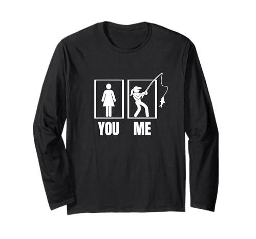 Ich Liebe Angeln Stolze lustige Frauen beim Angeln Langarmshirt von Funny Fishing Stuff For Men