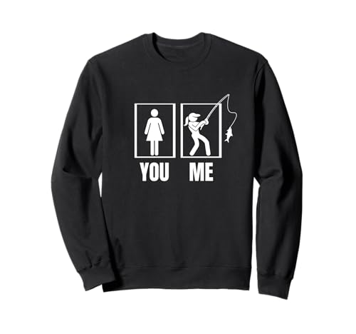 Ich Liebe Angeln Stolze lustige Frauen beim Angeln Sweatshirt von Funny Fishing Stuff For Men