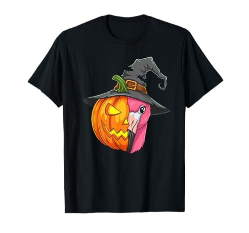 Flamingo Kürbis Jack O Laterne Halloween Kinder Herren Damen T-Shirt Flamingo Kürbis Jack O Laterne Halloween Kinder Herren Damen T-Shirt von Funny Flamingo Lovers Halloween Pumpkin Outfits