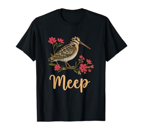 Meep Bird Spruch Meep für Frauen Mädchen American Woodcock Meep T-Shirt Meep Bird Spruch Meep für Frauen Mädchen American Woodcock Meep T-Shirt von Funny Floral Bird Shirt For Woman Girl