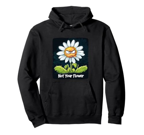 Bad Laughing Flower mit Statement für Erwachsene und Kinder Pullover Hoodie von Funny Flower Speech