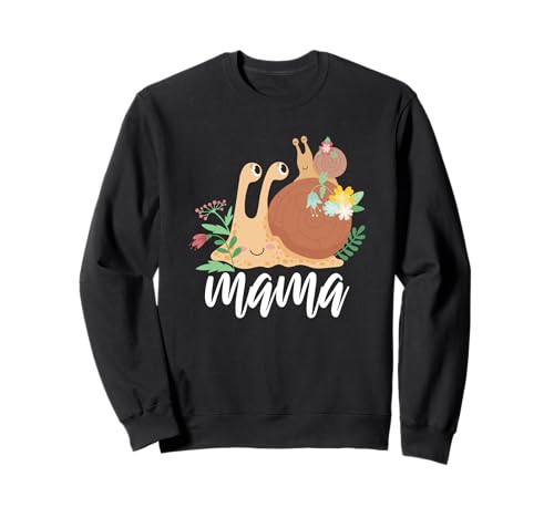 Blumenschnecke Mama & Baby Mama Tier Muttertag Schneckenliebhaber Sweatshirt Blumenschnecke Mama & Baby Mama Tier Muttertag Schneckenliebhaber Sweatshirt von Funny Flowers Mom & Baby Snails Gifts