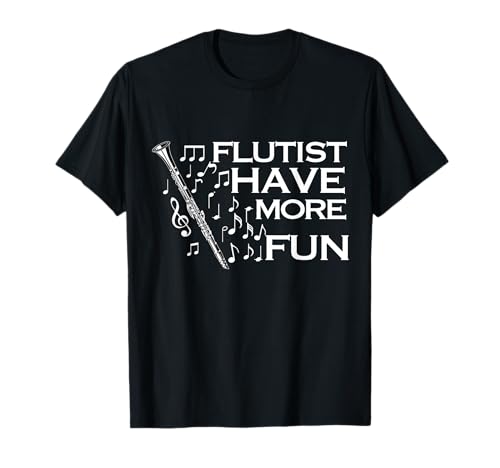 Flötenspieler Frauen Mädchen Mama Tochter Flutist Marching Band T-Shirt Flötenspieler Frauen Mädchen Mama Tochter Flutist Marching Band T-Shirt von Funny Flute Player Flutist Apparel