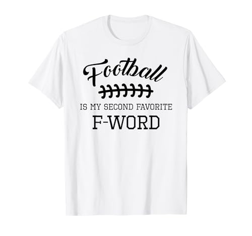 Lustiger Fußball ist Meine zweitliebste Wort-Männer-Ehemann-Saison T-Shirt Lustiger Fußball ist Meine zweitliebste Wort-Männer-Ehemann-Saison T-Shirt von Funny Football Apparel