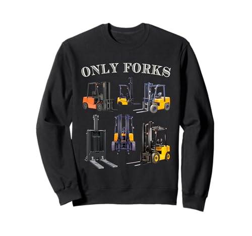 Only Forks Funny Forklift Driver Certified Operator Men Dad Sweatshirt Only Forks Funny Forklift Driver Certified Operator Men Dad Sweatshirt von Funny Forklift Driver Certified Only Forks Designs