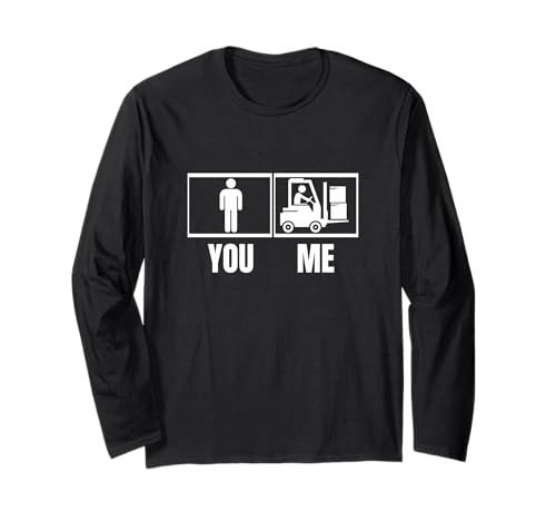 Warehouse Worker Proud Funny Men Gabelstapler Operator Langarmshirt von Funny Forklift Driver Warehouse Worker