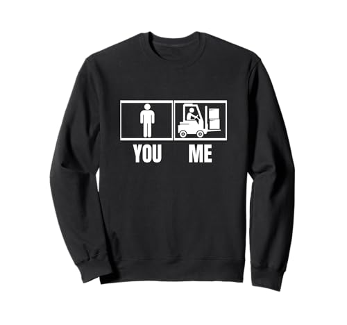Warehouse Worker Proud Funny Men Gabelstapler Operator Sweatshirt von Funny Forklift Driver Warehouse Worker