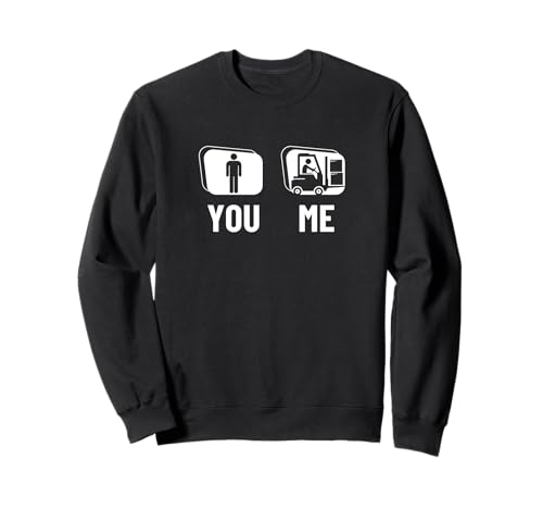 Warehouse Worker Proud Funny Men Gabelstapler Operator Sweatshirt von Funny Forklift Driver Warehouse Worker