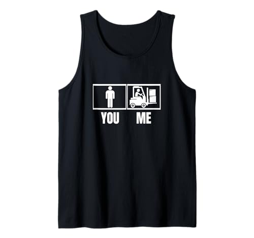 Warehouse Worker Proud Funny Men Gabelstapler Operator Tank Top von Funny Forklift Driver Warehouse Worker