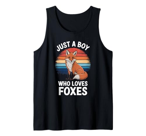 Herren Just A Boy Who Loves Foxes Wildlife Lover Kinder Jungen Fuchs Tank Top Herren Just A Boy Who Loves Foxes Wildlife Lover Kinder Jungen Fuchs Tank Top von Funny Fox Lover Clothing