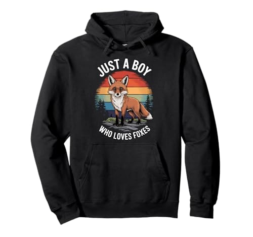 Just A Boy Who Loves Foxes Animal Lover Kinder Jungen Fuchs Pullover Hoodie Just A Boy Who Loves Foxes Animal Lover Kinder Jungen Fuchs Pullover Hoodie von Funny Fox Lover Clothing