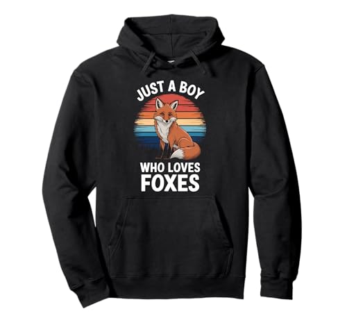 Just A Boy Who Loves Foxes Wildlife Lover Kinder Jungen Fuchs Pullover Hoodie Just A Boy Who Loves Foxes Wildlife Lover Kinder Jungen Fuchs Pullover Hoodie von Funny Fox Lover Clothing