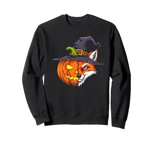 Fox Pumpkin Jack O Lantern Halloween Kinder Herren Damen Sweatshirt Fox Pumpkin Jack O Lantern Halloween Kinder Herren Damen Sweatshirt von Funny Fox Lovers Halloween Pumpkin Outfits