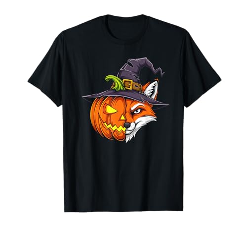 Fox Pumpkin Jack O Lantern Halloween Kinder Herren Damen T-Shirt Fox Pumpkin Jack O Lantern Halloween Kinder Herren Damen T-Shirt von Funny Fox Lovers Halloween Pumpkin Outfits