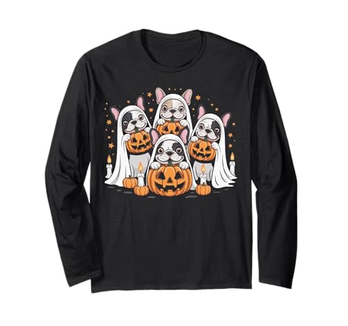 Niedlicher Hund im Geist, lustige französische Bulldogge, Geist, Halloween, Kinder Langarmshirt Niedlicher Hund im Geist, lustige französische Bulldogge, Geist, Halloween, Kinder Langarmshirt von Funny French Bulldog Lover Ghost Halloween Gifts