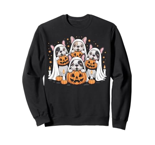 Niedlicher Hund im Geist, lustige französische Bulldogge, Geist, Halloween, Kinder Sweatshirt Niedlicher Hund im Geist, lustige französische Bulldogge, Geist, Halloween, Kinder Sweatshirt von Funny French Bulldog Lover Ghost Halloween Gifts