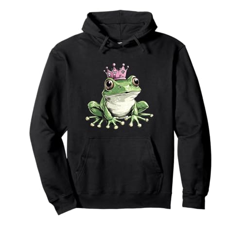 Zauberhaftes Königreich Frosch mit Krone Outfit für Jungen und Mädchen Pullover Hoodie Zauberhaftes Königreich Frosch mit Krone Outfit für Jungen und Mädchen Pullover Hoodie von Funny Frog Outfit