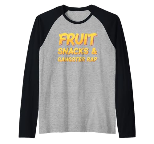 Fruchtsnacks und Gangster-Rap für Kinder, lustig für Jungen und Kleinkinder Raglan Fruchtsnacks und Gangster-Rap für Kinder, lustig für Jungen und Kleinkinder Raglan von Funny Fruit Snacks & Gangster Rap Saying Apparel