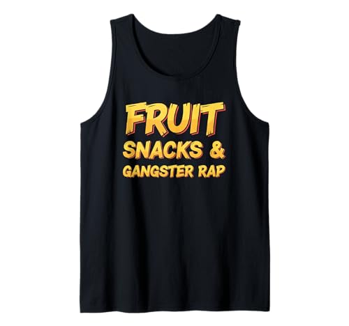 Fruchtsnacks und Gangster-Rap für Kinder, lustig für Jungen und Kleinkinder Tank Top Fruchtsnacks und Gangster-Rap für Kinder, lustig für Jungen und Kleinkinder Tank Top von Funny Fruit Snacks & Gangster Rap Saying Apparel