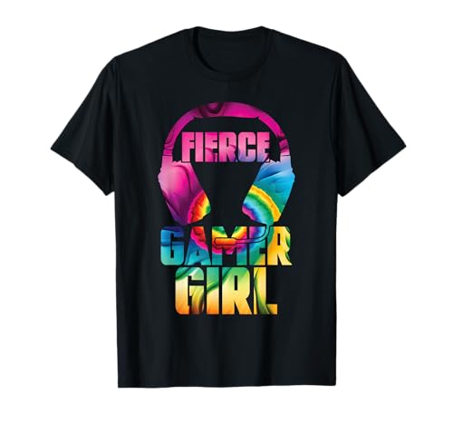 Gamer Girl Tie Dye Gaming Streaming Videospiele Frauen T-Shirt Gamer Girl Tie Dye Gaming Streaming Videospiele Frauen T-Shirt von Funny Gamer Girl Gifts For Teen Kids Girls