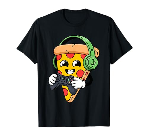 Gamer Pizza Video Gaming Lustiges Essen Männer Jungen Kinder n Jugend T-Shirt Gamer Pizza Video Gaming Lustiges Essen Männer Jungen Kinder n Jugend T-Shirt von Funny Gamer Pizza Video Gaming.