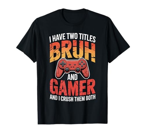 Lustige Gamer Vintage Videospiele für Jungen Bruder Sohn Geschenke T-Shirt Lustige Gamer Vintage Videospiele für Jungen Bruder Sohn Geschenke T-Shirt von Funny Gaming Sayings For Boys Kids Gamers Gifts