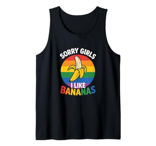 Entschuldigung, Mädels, ich mag Bananen Lustiges Gay Pride Meme LGBTQ Queer Tank Top Entschuldigung, Mädels, ich mag Bananen Lustiges Gay Pride Meme LGBTQ Queer Tank Top von Funny Gay Pride