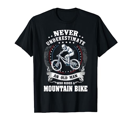 Funny Never Underestimate Mountain Biking MTB Man Quote T-Shirt Funny Never Underestimate Mountain Biking MTB Man Quote T-Shirt von Funny German MTB Bike Mountain Biking