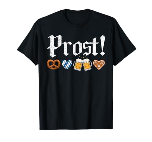 Oktoberfest Trinken männer Frauen Vintage Prost deutsch T-Shirt Oktoberfest Trinken männer Frauen Vintage Prost deutsch T-Shirt von Funny German Oktoberfest Drinking Prost