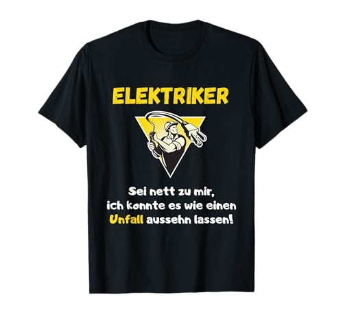 Herren Lustiges Elektriker Handwerker Herren Hemd mit Spruch T-Shirt Herren Lustiges Elektriker Handwerker Herren Hemd mit Spruch T-Shirt von Funny Geschenke für Elektriker
