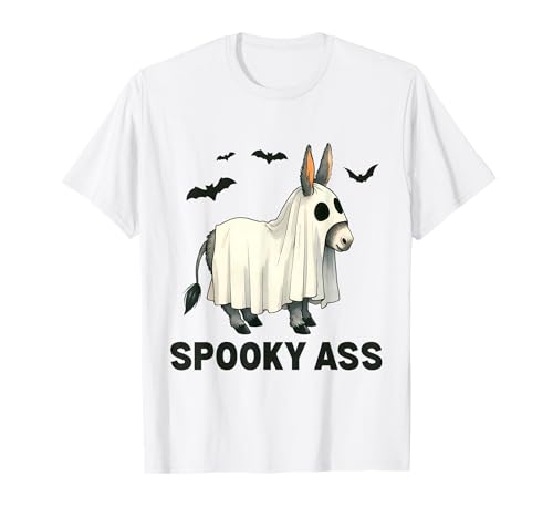 Lustiger Geister-Esel Humorvoller Gruseliger Arsch Halloween Männer Frauen T-Shirt Lustiger Geister-Esel Humorvoller Gruseliger Arsch Halloween Männer Frauen T-Shirt von Funny Ghost Donkey Jackass Sarcastic Halloween Tee