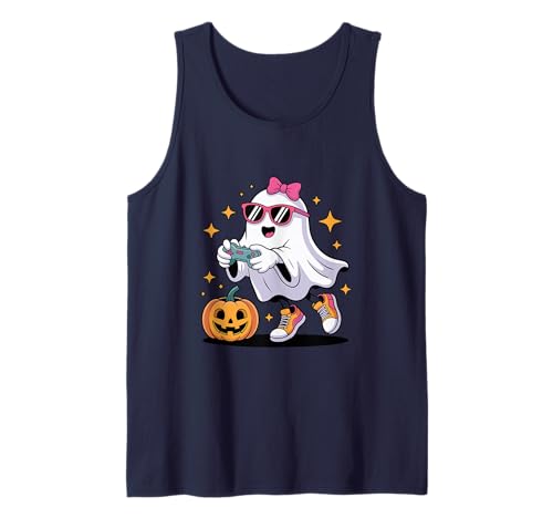 Halloween Boys Kids Ghost Gamer Scary Costume Gaming Tank Top Halloween Boys Kids Ghost Gamer Scary Costume Gaming Tank Top von Funny Ghost Gamer Kids Halloween Party Gift