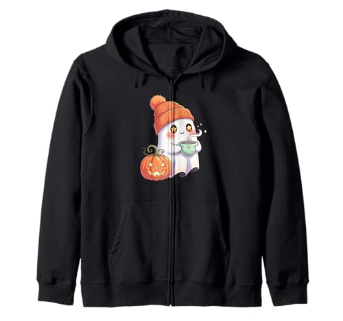 Niedliches Halloween-Geister-Design für Männer, Frauen, Kinder Kapuzenjacke von Funny Ghost Halloween Party Trick or Treat Gift
