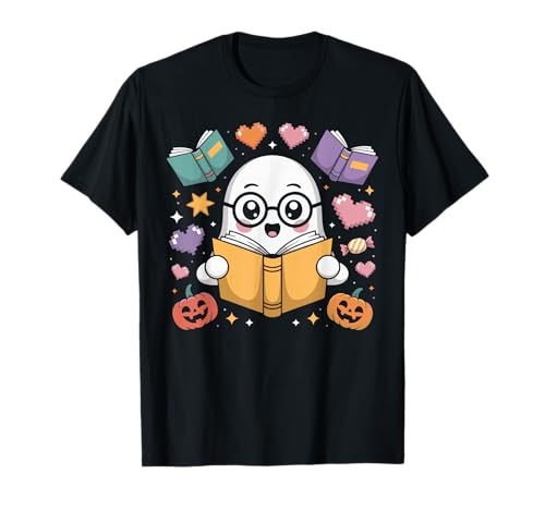 Lustiger Geist hält EIN Buch Halloween Design für Leser Männer T-Shirt Lustiger Geist hält EIN Buch Halloween Design für Leser Männer T-Shirt von Funny Ghost Holding A Book Halloween Designs