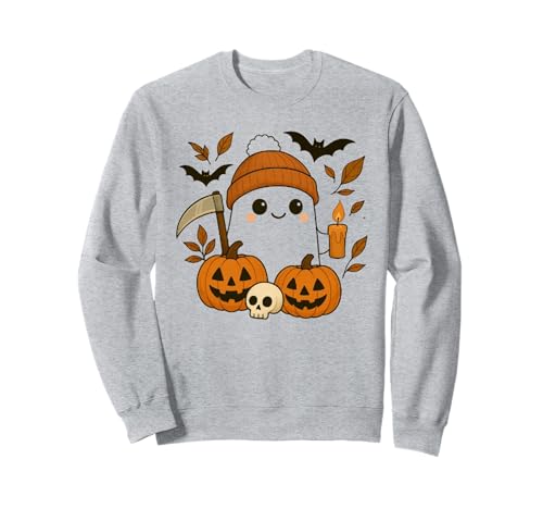 Süßes Geisterhemd Herbst Kürbis T-Shirt Kaffeeliebhaber Damen Herren Sweatshirt Süßes Geisterhemd Herbst Kürbis T-Shirt Kaffeeliebhaber Damen Herren Sweatshirt von Funny Ghost Pumpkin Halloween Shirt Women Men Kids
