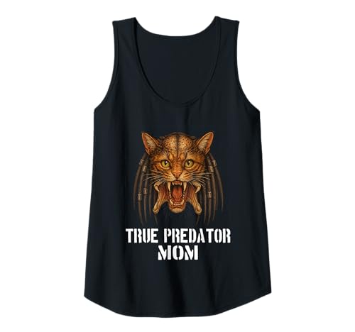 Damen The True Predator Mom Lustiges Design für Katzenliebhaber, Katzenmutter Tank Top Damen The True Predator Mom Lustiges Design für Katzenliebhaber, Katzenmutter Tank Top von Funny Gifts and Apparel for Cat Lovers Women Men