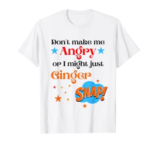 Shirts for Red Heads Ginger Snap Hair Red Head Kinder Shirt T-Shirt von Funny Gifts for Red Heads Ginger Haired Gift Tee