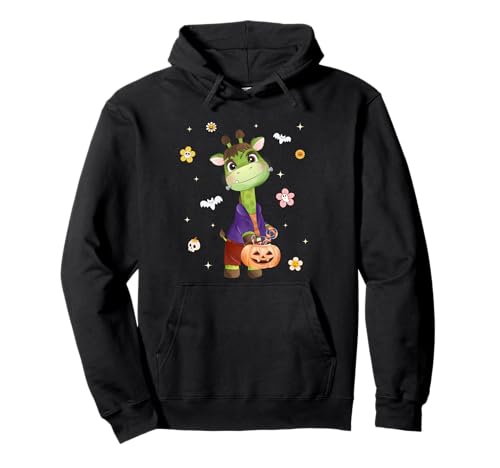 Men Women Kids Groovy Retro Pumpkin Giraffe Spooky Halloween Pullover Hoodie Men Women Kids Groovy Retro Pumpkin Giraffe Spooky Halloween Pullover Hoodie von Funny Giraffe Boo Halloween Costume Animals Lover