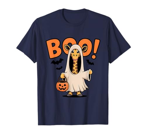 Giraffe Boo Halloween Kostüm Herren Damen Kinder Lustig T-Shirt Giraffe Boo Halloween Kostüm Herren Damen Kinder Lustig T-Shirt von Funny Giraffe Boo Halloween Costume for Zoo Lovers