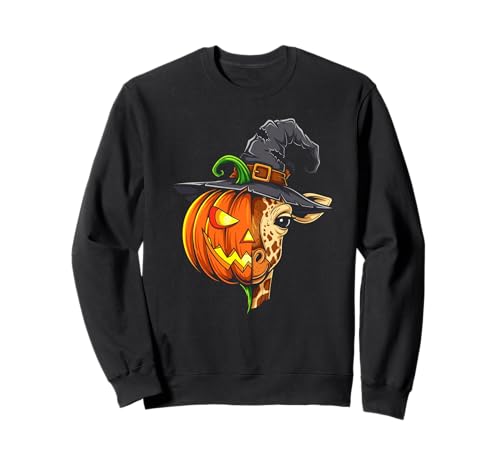 Giraffe Kürbis Jack O Laterne Halloween Kinder Herren Damen Sweatshirt Giraffe Kürbis Jack O Laterne Halloween Kinder Herren Damen Sweatshirt von Funny Giraffe Lovers Halloween Pumpkin Outfits
