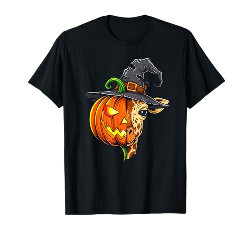 Giraffe Kürbis Jack O Laterne Halloween Kinder Herren Damen T-Shirt Giraffe Kürbis Jack O Laterne Halloween Kinder Herren Damen T-Shirt von Funny Giraffe Lovers Halloween Pumpkin Outfits