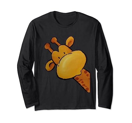 Love Giraffes Damen Shirt Giraffe Lovers für Kinder und Mädchen Langarmshirt von Funny Giraffe safari animals costume girls mens