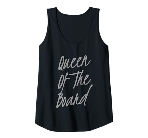 Damen Lustiges Schach-Zitat Queen of The Board mit lustigen Zitaten für Mädchen Tank Top Damen Lustiges Schach-Zitat Queen of The Board mit lustigen Zitaten für Mädchen Tank Top von Funny Girl Quotes Queen Of The Board Chess Shirt