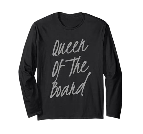 Lustiges Schach-Zitat Queen of The Board mit lustigen Zitaten für Mädchen Langarmshirt Lustiges Schach-Zitat Queen of The Board mit lustigen Zitaten für Mädchen Langarmshirt von Funny Girl Quotes Queen Of The Board Chess Shirt