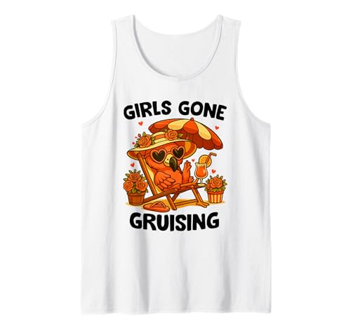 Flamingo Girls Gone Cruising Bachelorette Cruise Squad Tank Top Flamingo Girls Gone Cruising Bachelorette Cruise Squad Tank Top von Funny Girls Gone Cruising Tropical Vacation Crew