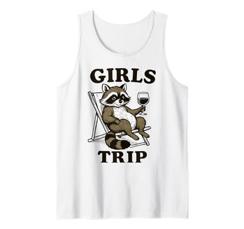 Girls Trip Waschbär Lustig Tank Top Girls Trip Waschbär Lustig Tank Top von Funny Girls Trip Group Vacation Outfit Clothing